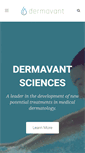 Mobile Screenshot of dermavant.com